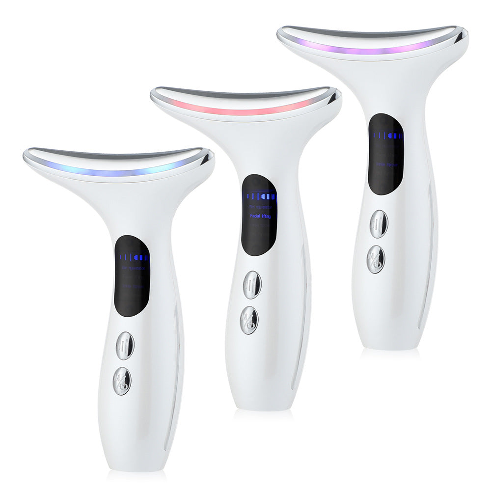 LED Facial Wand – 4-Mode Light Therapy & Warming Skincare Device